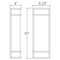 Access Lighting Cove, Dual Voltage Outdoor LED Wall Mount, Bronze Finish, Acrylic Lens Acrylic 20108LEDMG-BRZ/ACR - alternate 2